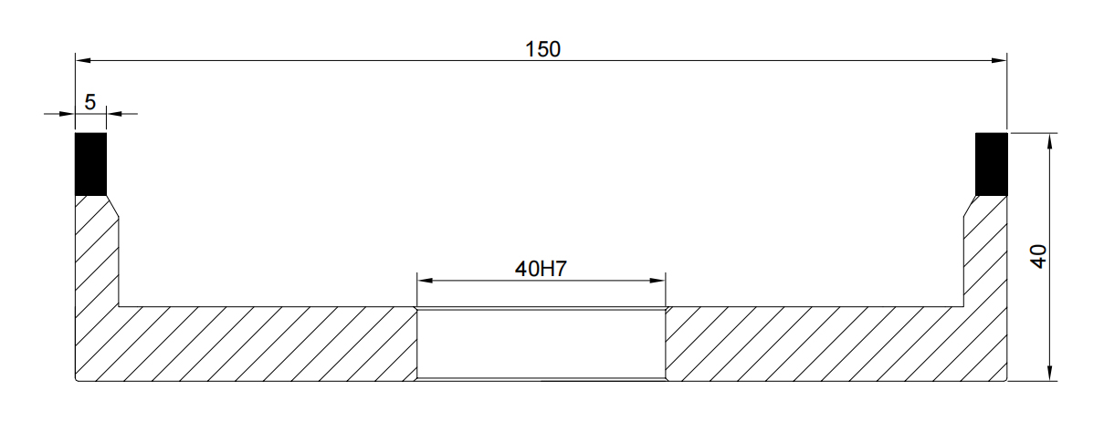 Vitrified Bond Diamond Grinding Wheels